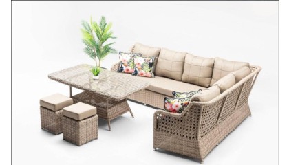 Şık Bahçe Mobilyaları ile Açık Balkon Dekorasyon Fikirleri