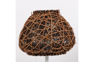 Afrika Beyaz Ayaklı Rattan Masa Lambası