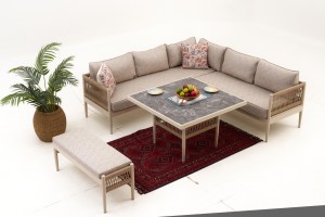 Lyon Bahçe Köşe Takımı (Bench HEDİYELİ!!!)