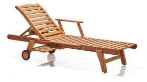 Rhea Dişbudak Kollu-Sehpalı Şezlong