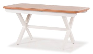 Napoli Alüminyum Ayak Gürgen Masa 90*160+50