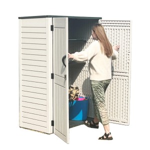 Metal Raflı Bahçe Depolama Dolabı