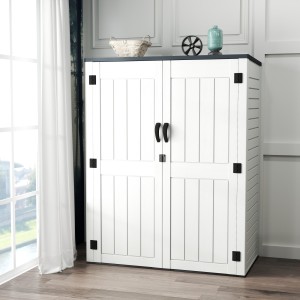 Metal Raflı Bahçe Depolama Dolabı