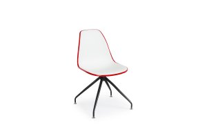 EOS-ZBP İki Renkli ve Metal Siyah Boyalı Ayaklı Sandalye