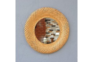 Sitrus Bambu Dekoratif Ayna