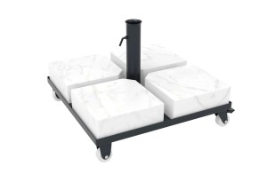 333-5 60×60 Mermerli Şemsiye Ayağı (Antrasit)