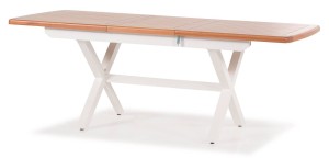 Napoli Alüminyum Ayak Gürgen Masa 90*160+50