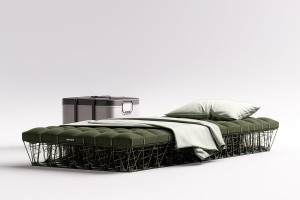 Katlanabilir Kamp Yatağı ve Saklama Kutusu