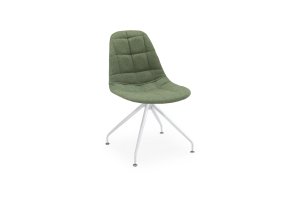 Eos-ZWP Pad Kumaş Döşemeli ve Metal Beyaz Boyalı Ayaklı Sandalye