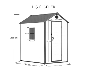 Divona Bahçe Depolama Evi