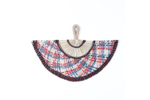 Elvan Renkli Japon Yelpaze (46 x 30 cm)