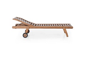 Rhea Dişbudak Kolsuz-Sehpasız Şezlong