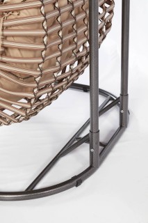 Capri Swing Double Bodrum Rattan Bahçe Balkon Salıncak