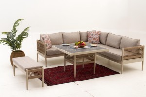 Lyon Bahçe Köşe Takımı (Bench HEDİYELİ!!!)