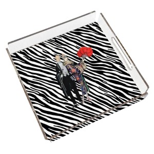 Best Couple Pleksi Tepsi - PT2107 - 25x25cm