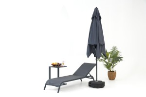 Next Alüminyum Şezlong Seti (Sehpa ve Şemsiyeli Set)