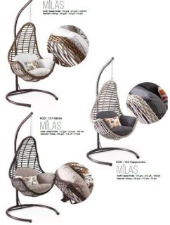 Capri Milas Rattan Bahçe Salıncak