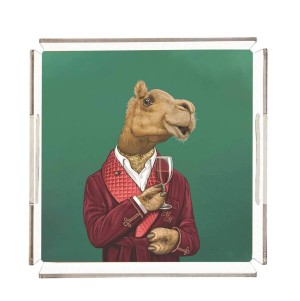 Mr. Camel Pleksi Tepsi - PT2102 - 25x25cm