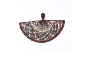 Elvan Renkli Japon Yelpaze (46 x 30 cm)