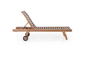 Rhea Dişbudak Kolsuz-Sehpasız Şezlong