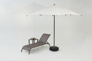 Next Alüminyum Şezlong Seti (Sehpa ve Şemsiyeli Set)