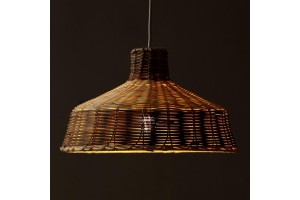 Merve İkili Rattan Sarkıt Lamba Seti