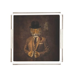 Mr. Tiger Pleksi Tepsi - PT2100 - 25x25cm