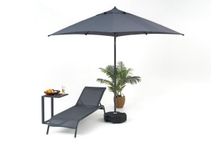 Next Alüminyum Şezlong Seti (Sehpa ve Şemsiyeli Set)