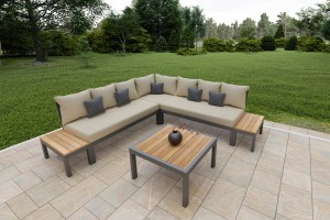 Musea Alüminyum Bahçe Köşe Takımı