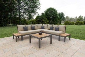 Musea Alüminyum Bahçe Köşe Takımı